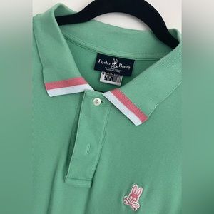 Psycho Bunny Green Polo Size 9